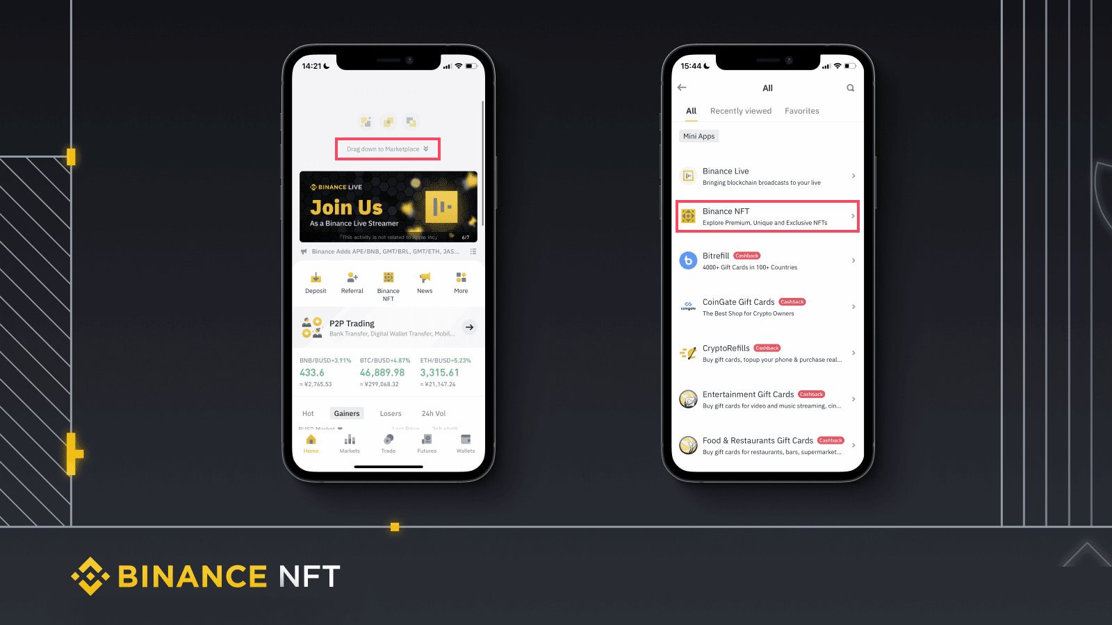 cach-truy-cap-nft-design-tu-giao-dien-app-binance